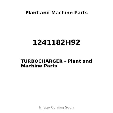 1241182H92 - TURBOCHARGER