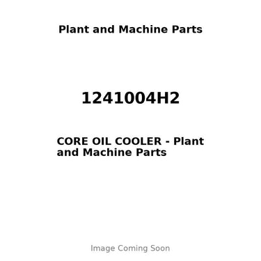 1241004H2 - CORE OIL COOLER