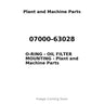 07000-63028 - O-RING - OIL FILTER MOUNTING