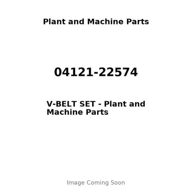 04121-22574 - V-BELT SET