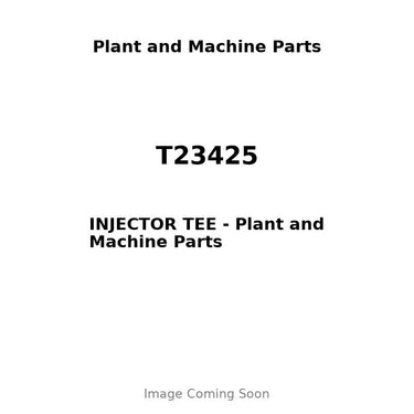 T23425 - INJECTOR TEE