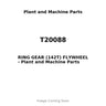 T20088 - RING GEAR (142T) FLYWHEEL