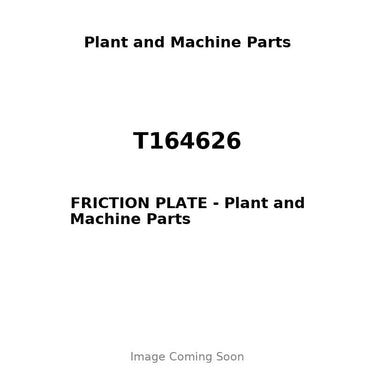 T164626 - FRICTION PLATE