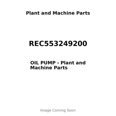 REC553249200 - OIL PUMP