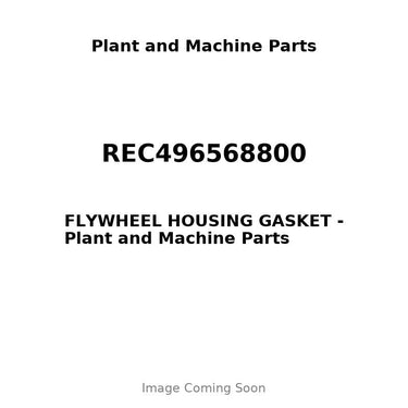 REC496568800 - FLYWHEEL HOUSING GASKET