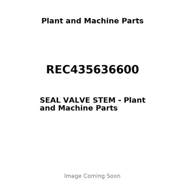 REC435636600 - SEAL VALVE STEM