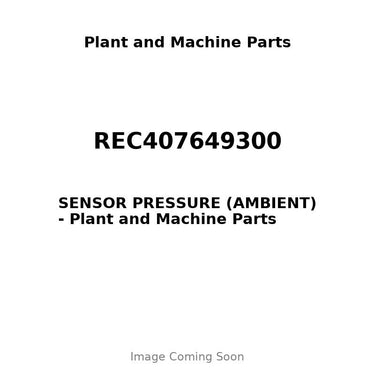 REC407649300 - SENSOR PRESSURE (AMBIENT)