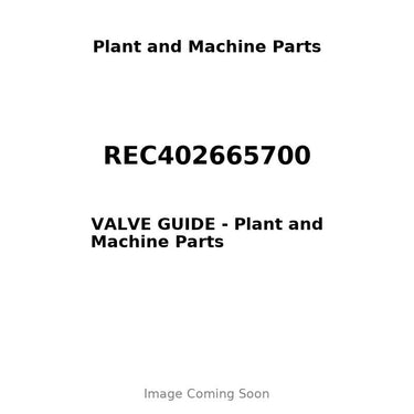 REC402665700 - VALVE GUIDE