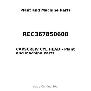 REC367850600 - CAPSCREW CYL HEAD