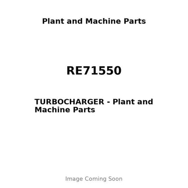 RE71550 - TURBOCHARGER