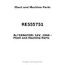RE555751 - ALTERNATOR: 12V, 200A