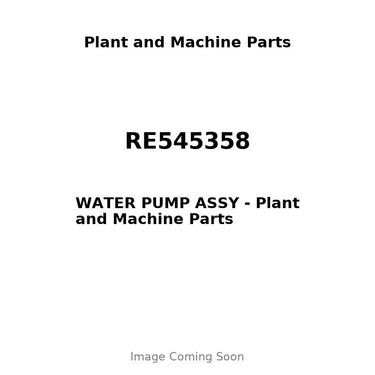 RE545358 - WATER PUMP ASSY