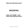 RE539761 - FUEL LIFT PUMP - 12V