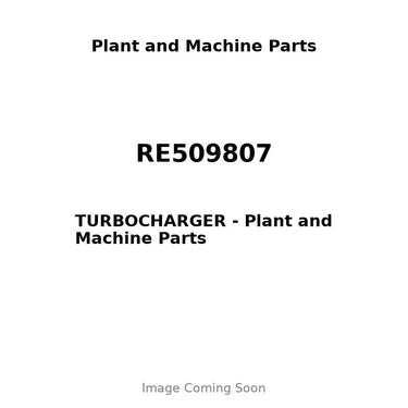 RE509807 - TURBOCHARGER
