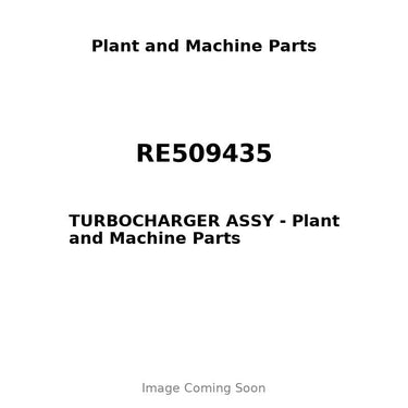 RE509435 - TURBOCHARGER ASSY