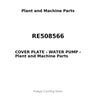RE508566 - COVER PLATE - WATER PUMP