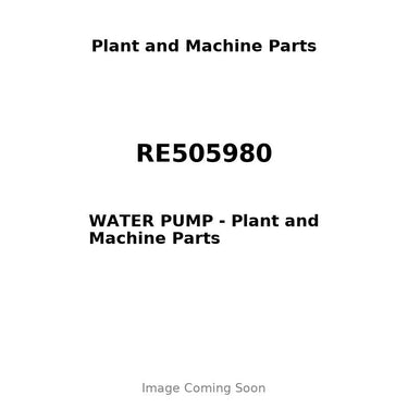 RE505980 - WATER PUMP
