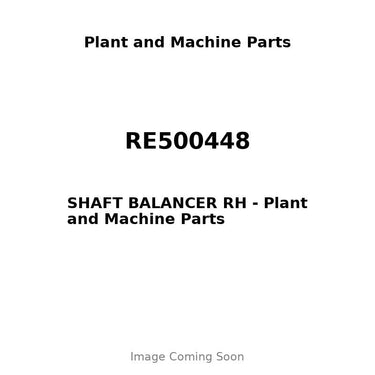 RE500448 - SHAFT BALANCER RH