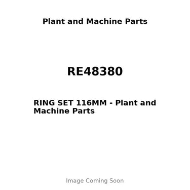 RE48380 - RING SET 116MM