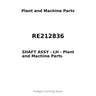 RE212836 - SHAFT ASSY - LH