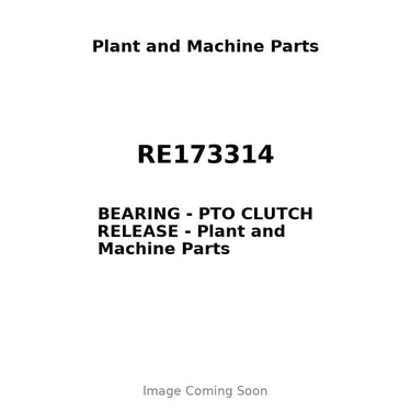 RE173314 - BEARING - PTO CLUTCH RELEASE