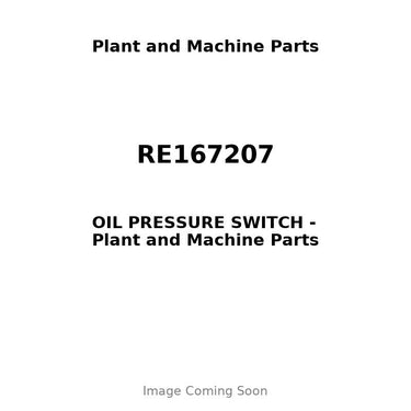 RE167207 - OIL PRESSURE SWITCH