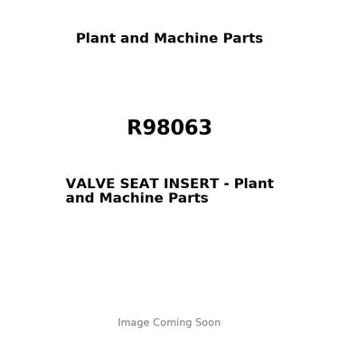 R98063 - VALVE SEAT INSERT