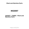 R92097 - GASKET - TURBO