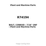 R74194 - BOLT, CONROD - 7/16'' UNF