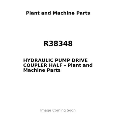 R38348 - HYDRAULIC PUMP DRIVE COUPLER HALF