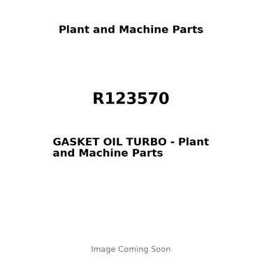 R123570 - GASKET OIL TURBO