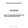 R119210 - SHAFT BALANCER BUSHING STD