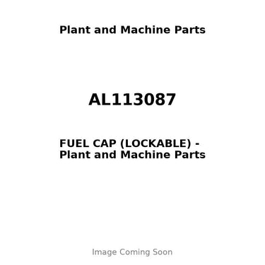 AL113087 - FUEL CAP (LOCKABLE)