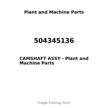 504345136 - CAMSHAFT ASSY