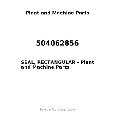 504062856 - SEAL, RECTANGULAR