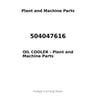 504047616 - OIL COOLER