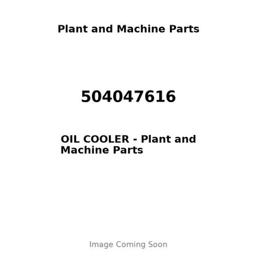 504047616 - OIL COOLER