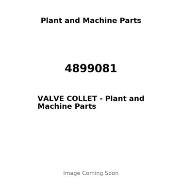 4899081 - VALVE COLLET