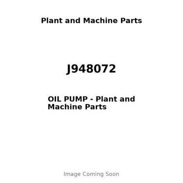 J948072 - OIL PUMP