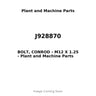 J928870 - BOLT, CONROD - M12 X 1.25