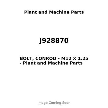 J928870 - BOLT, CONROD - M12 X 1.25
