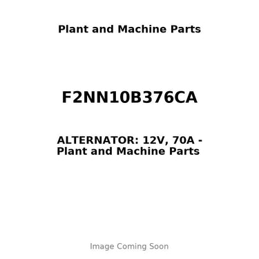 F2NN10B376CA - ALTERNATOR: 12V, 70A