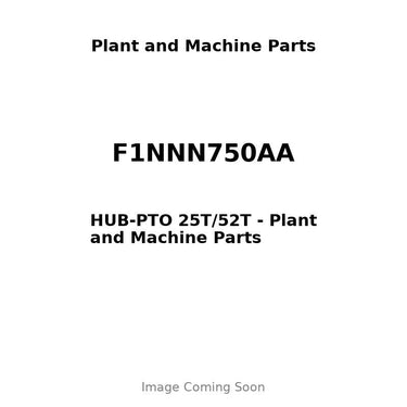 F1NNN750AA - HUB-PTO 25T/52T