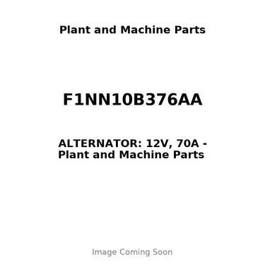 F1NN10B376AA - ALTERNATOR: 12V, 70A