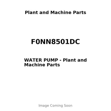 F0NN8501DC - WATER PUMP