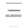 F0NN8286AB - HOSE, LOWER RADIATOR
