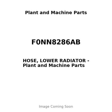 F0NN8286AB - HOSE, LOWER RADIATOR