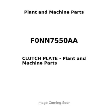 F0NN7550AA - CLUTCH PLATE