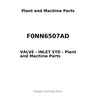 F0NN6507AD - VALVE - INLET STD