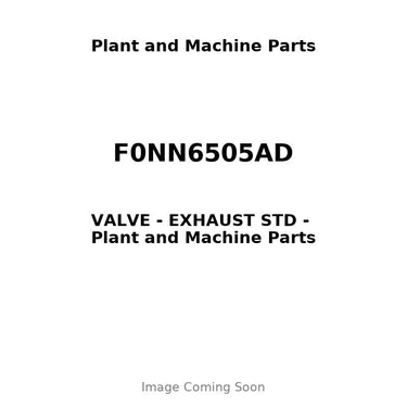F0NN6505AD - VALVE - EXHAUST STD